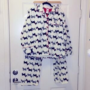 KayAnna Flannel Dog Print Women Pajama 💯 Cotton Size S/P